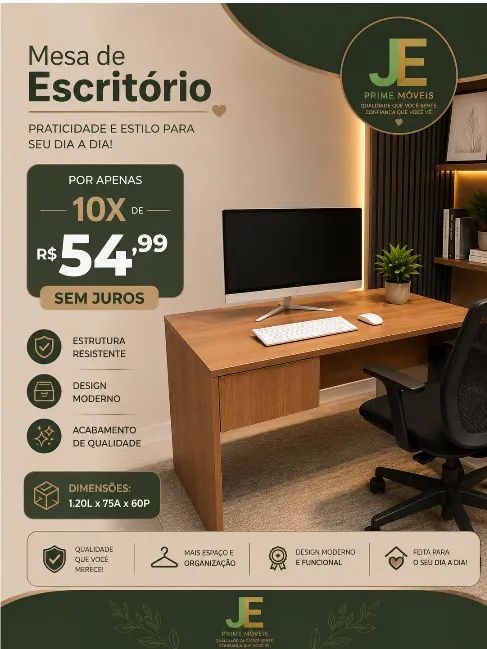 MESA DE ESCRITÓRIO/MESA DE ESTUDO/ESCRIVANIA