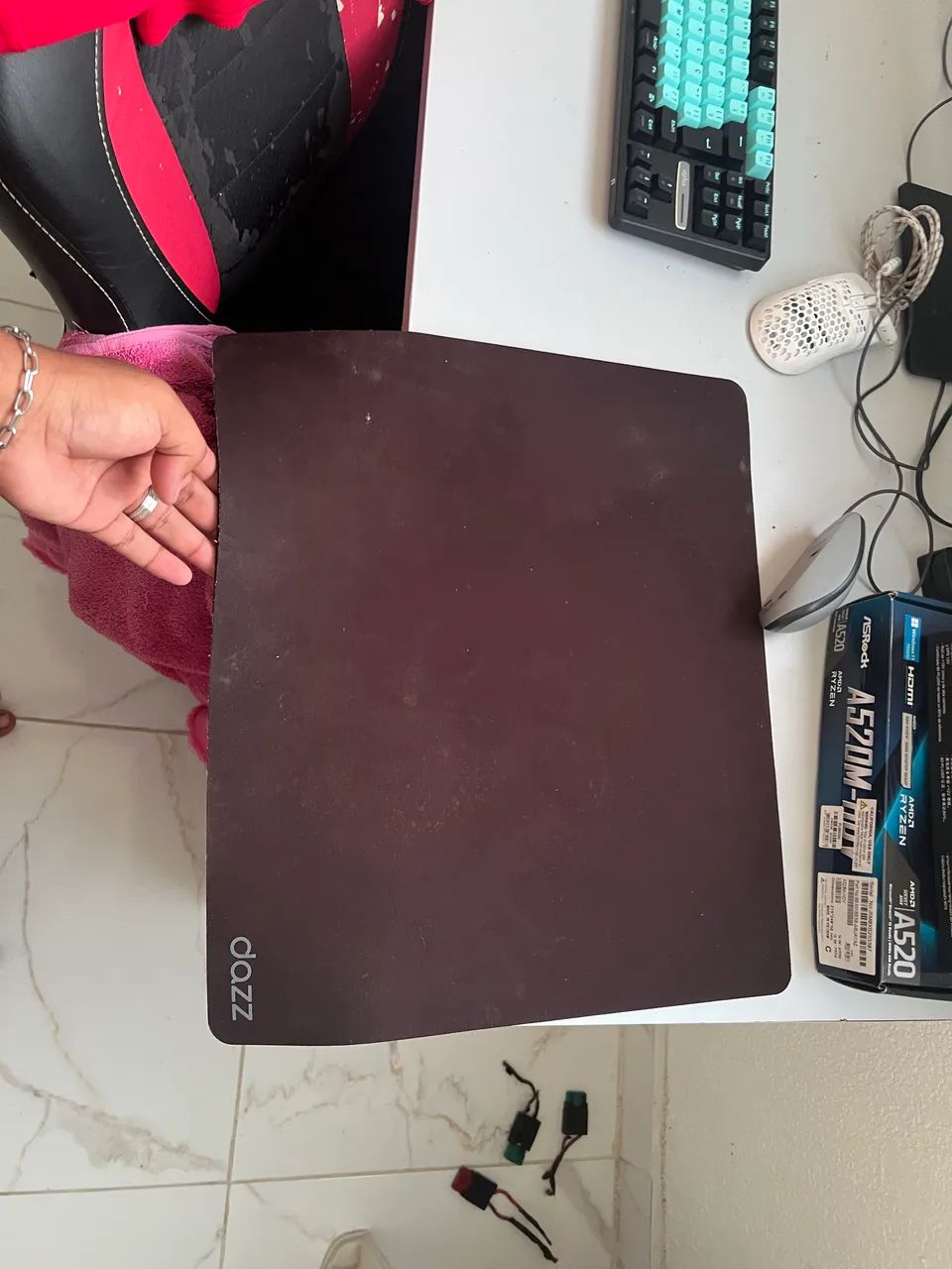 Kit mouse teclado e mouse pad  - Foto 5