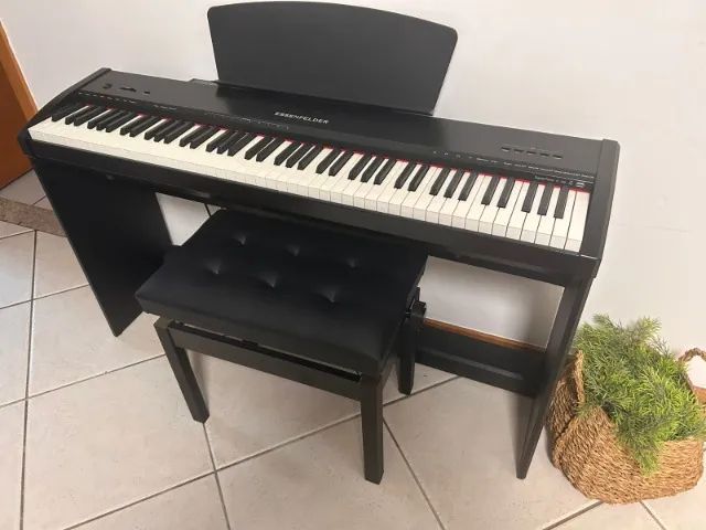 PIANO DIGITAL ESSENFELDER E100+BANQUETA REGULAVEL - Foto 3