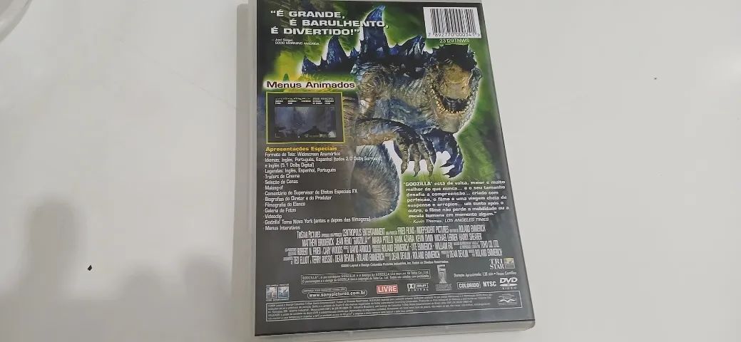 Godzilla 1998 Dvd Edição Especial Widescreen De Luxo - Foto 3