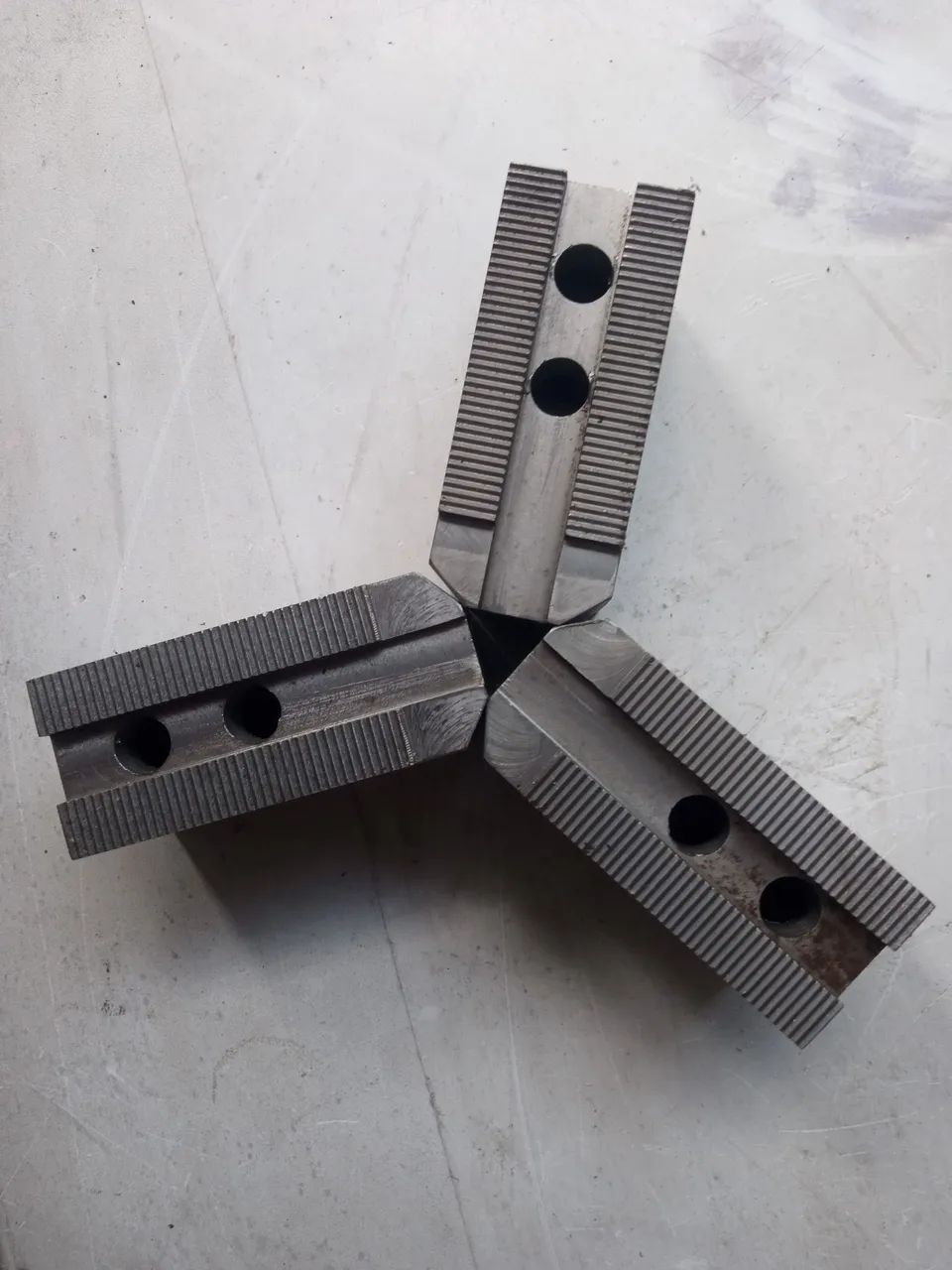 JOGO DE CASTANHA MOLE PARA TORNO CNC  - Foto 2