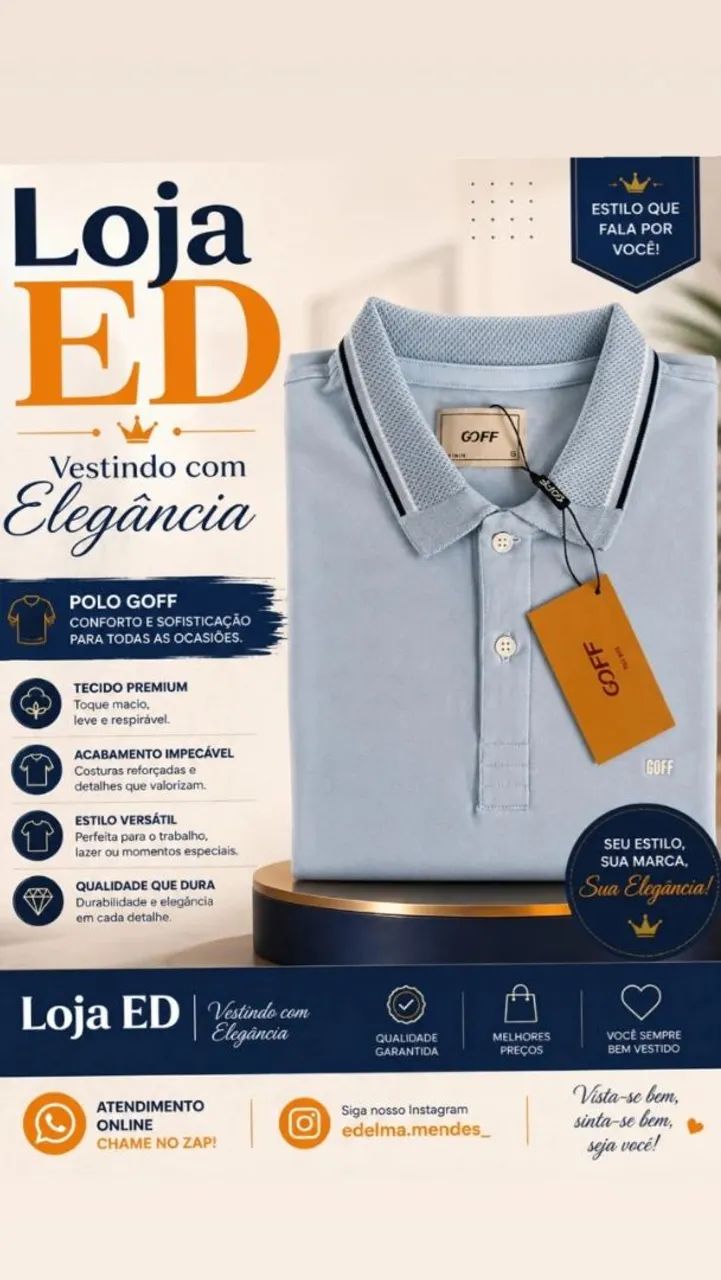 Camisa polo de ótima qualidade com ótimo preço. - Foto 2