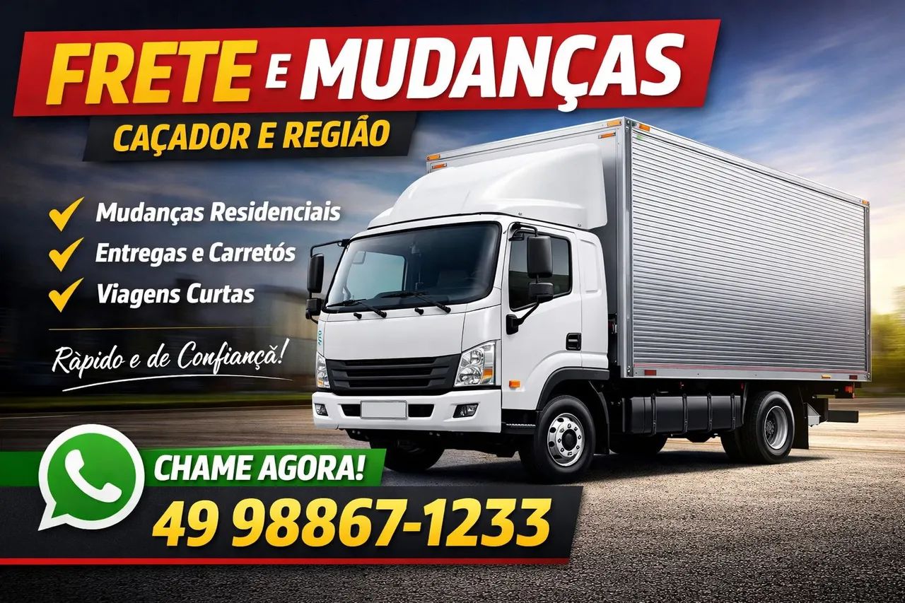 FRETES e Mudanças para caçador e toda região 