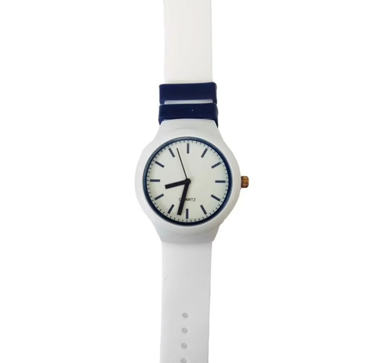 Relogio Pulso Liso Silicone Quartz Unissex  - Foto 4