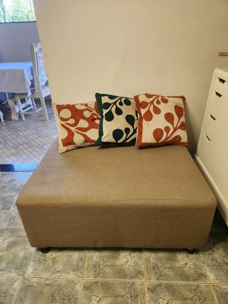 Poltrona Modular Estofada | Sofá Compacto | Excelente Estado - Foto 3