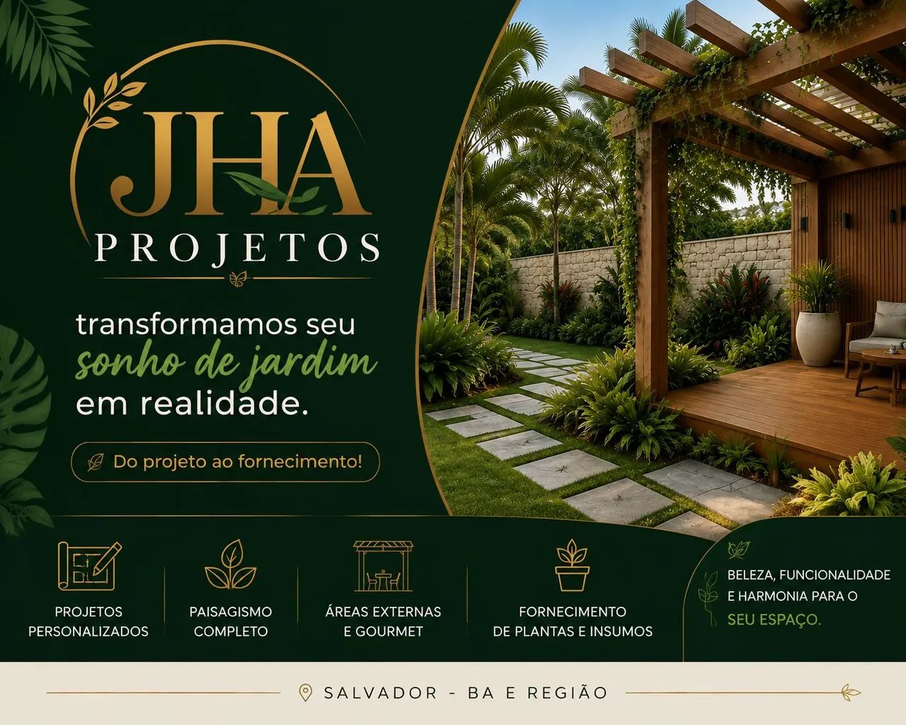 Projeto paisagistico E jardim 