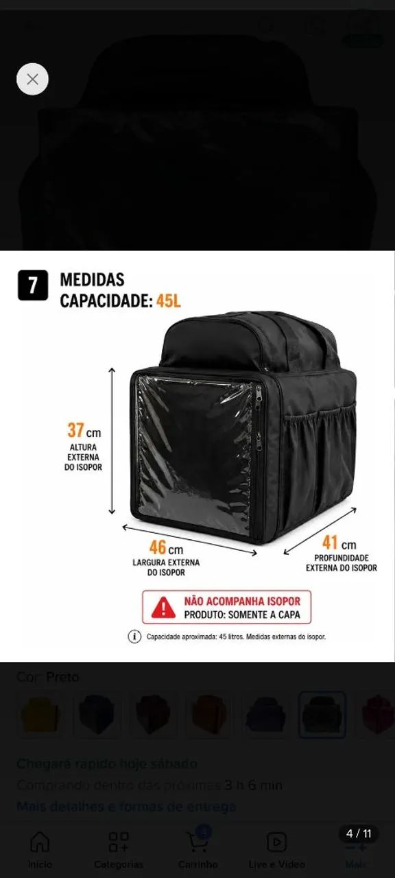 Capa de bag  - Foto 2