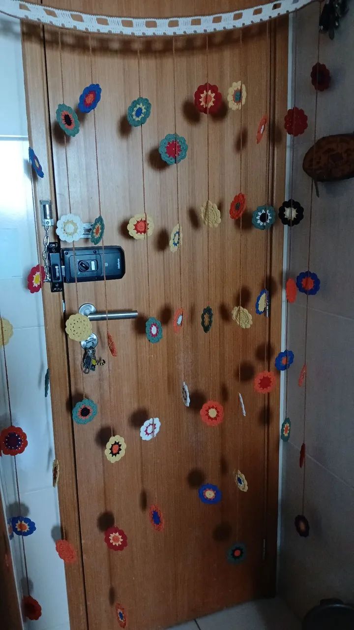 cortina crochê  - Foto 2