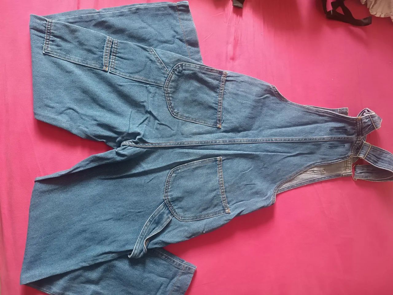 Jardineira jeans 36 - Foto 5