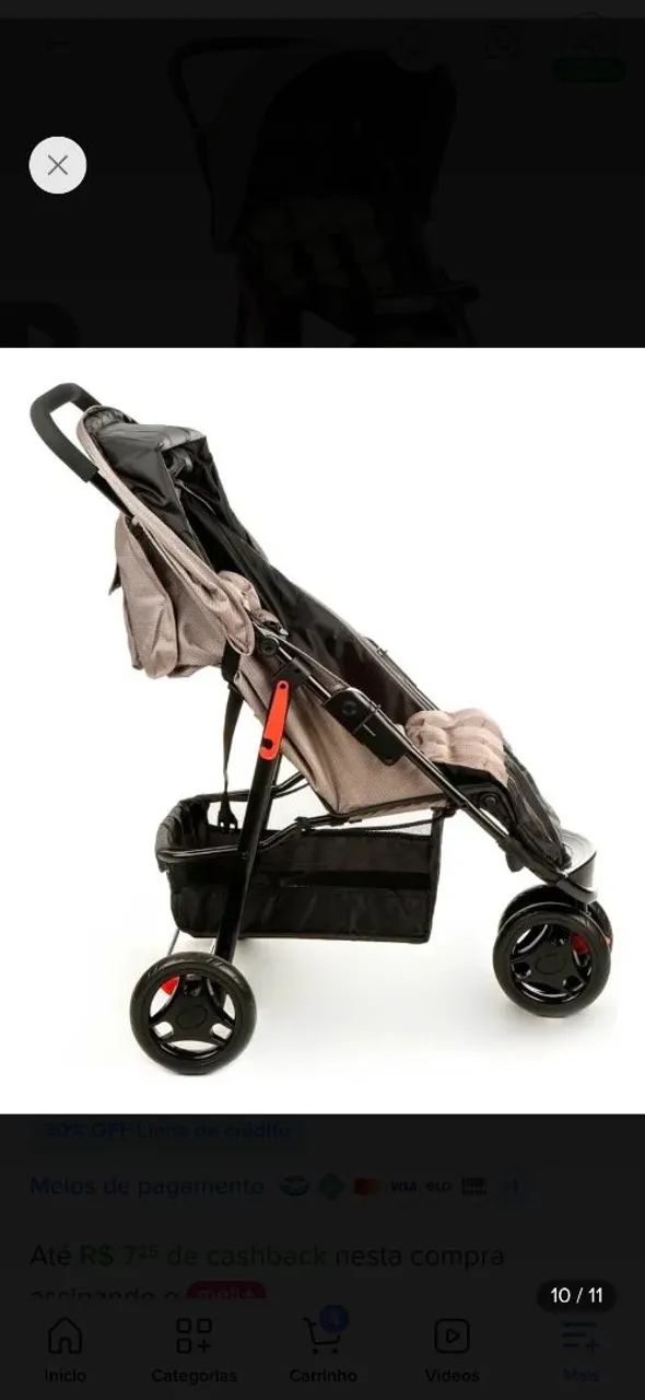 Carrinho de bebê unissex  - Foto 2