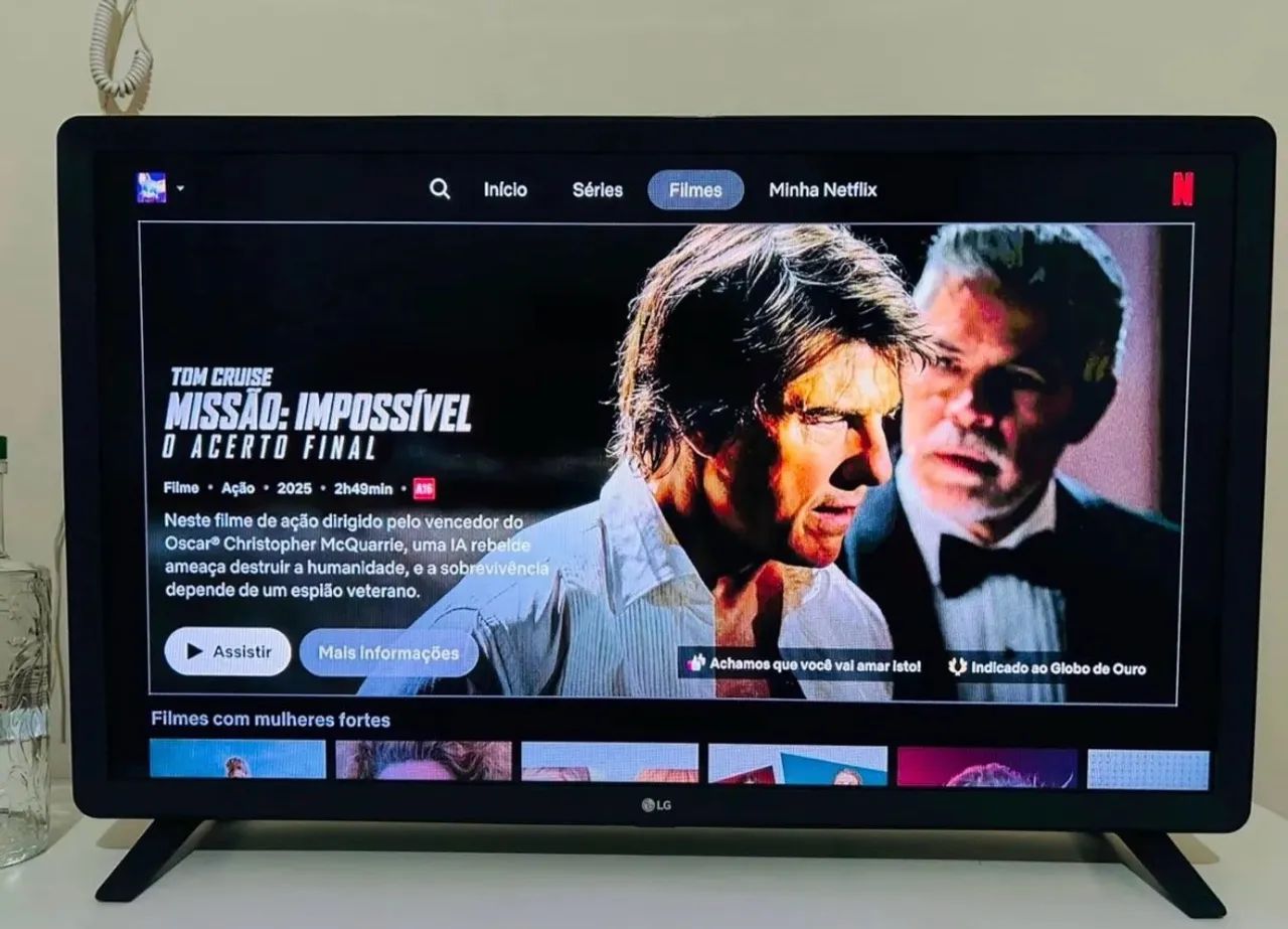 Smart tv LG 24 polegadas impecável  - Foto 3