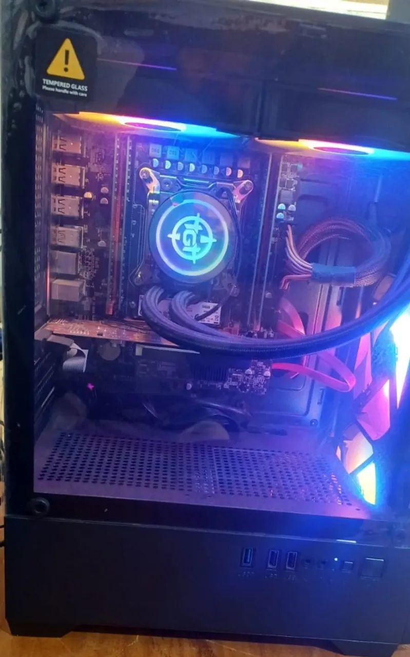PC XEON | 64GB RAM DDR4 | NVMe 500GB | WATER COOLER | 80PLUS