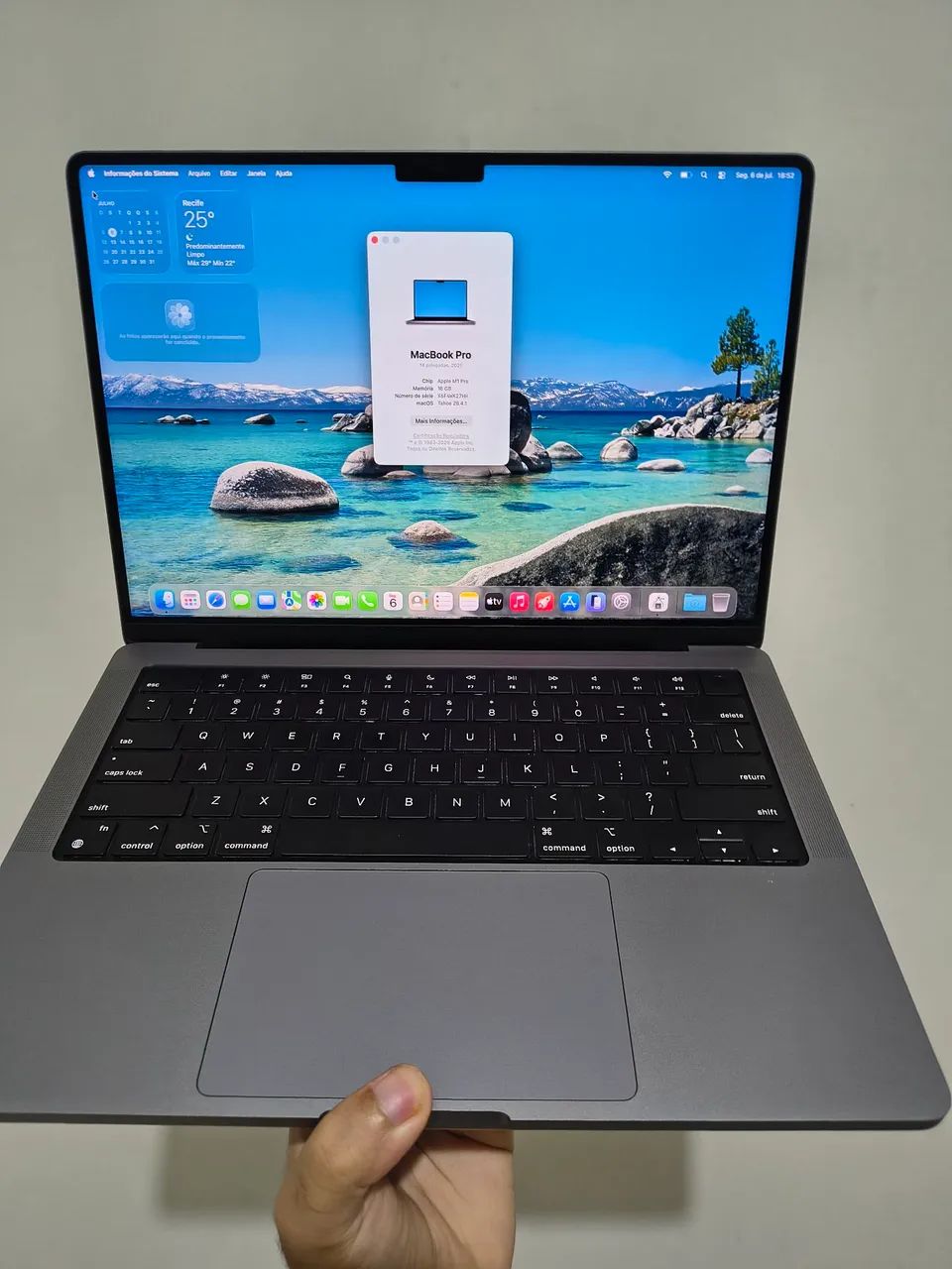 Macbook Pro 2021 M1 Pro 16GB / 512GB SSD 14 Pol