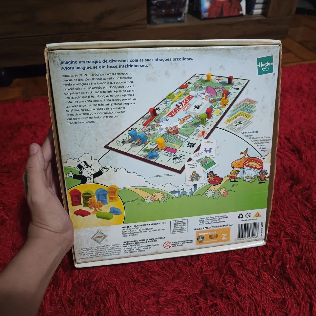 Jogo de Tabuleiro Monopoly Júnior Hasbro 2007 - Completo e Revisado - Foto 5
