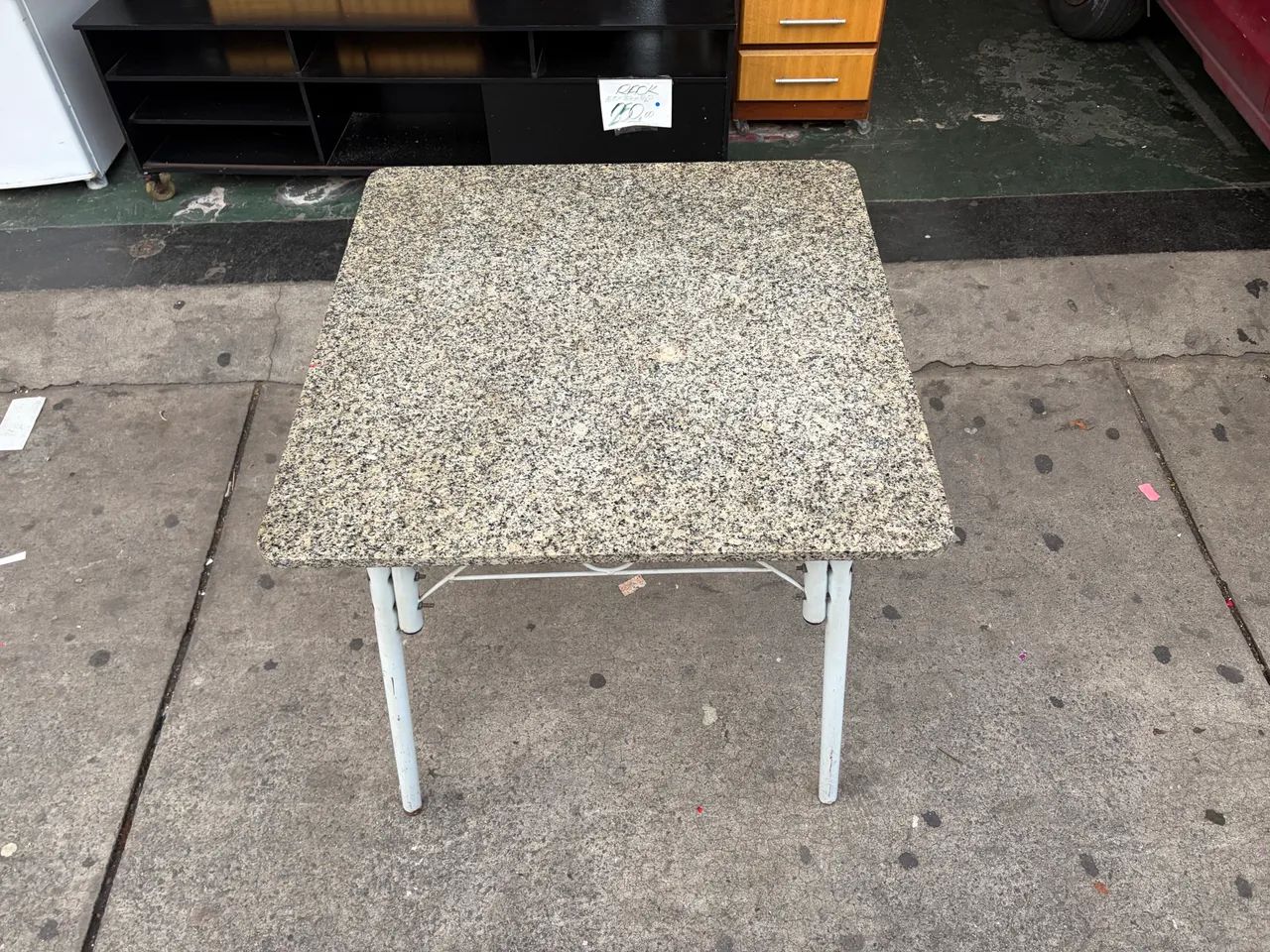 Mesa marmore quadrada
