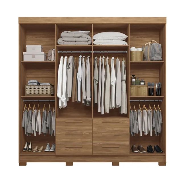 GUARDA ROUPA CASAL PRONTA ENTREGA - PARCELAMOS SEM JUROS  - Foto 2
