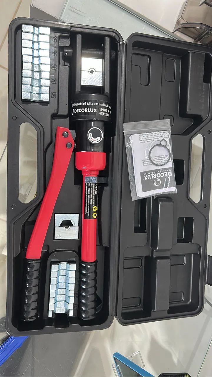 Alicate crimpador hidráulico decorlux novo 1