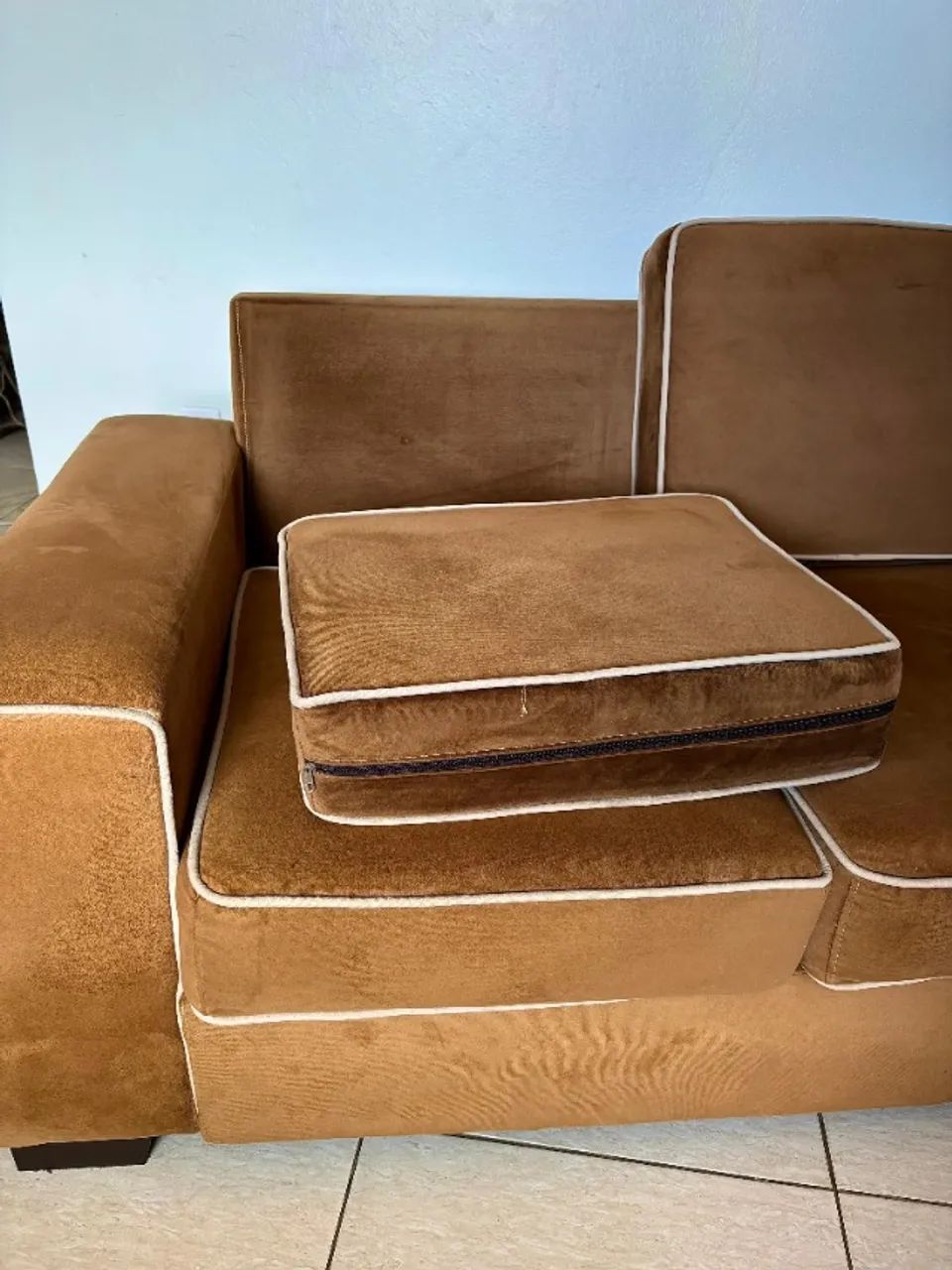 Sofá 3 lugares - Ótimo estado! - Foto 4