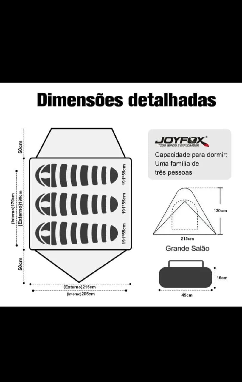 Barraca Camping Joyfox Nova - Foto 3