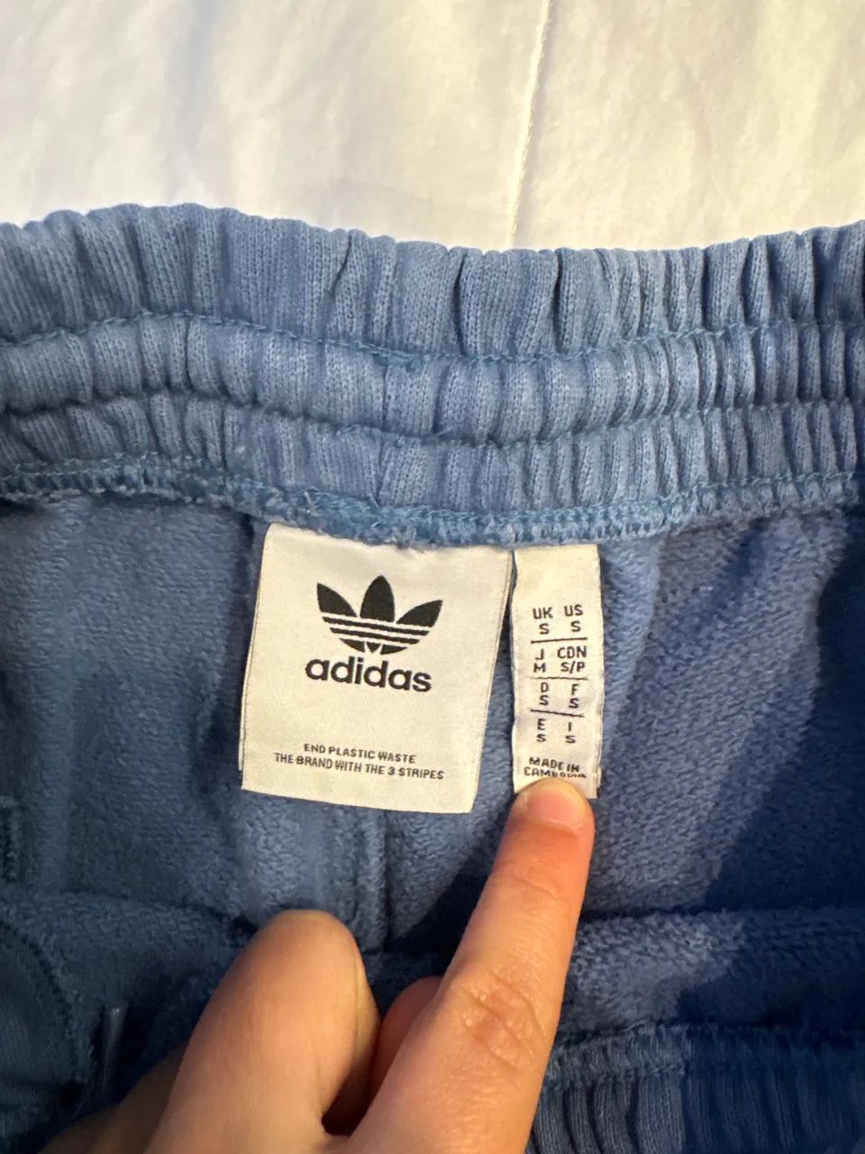 Calça de moletom adidas azul P - Foto 2