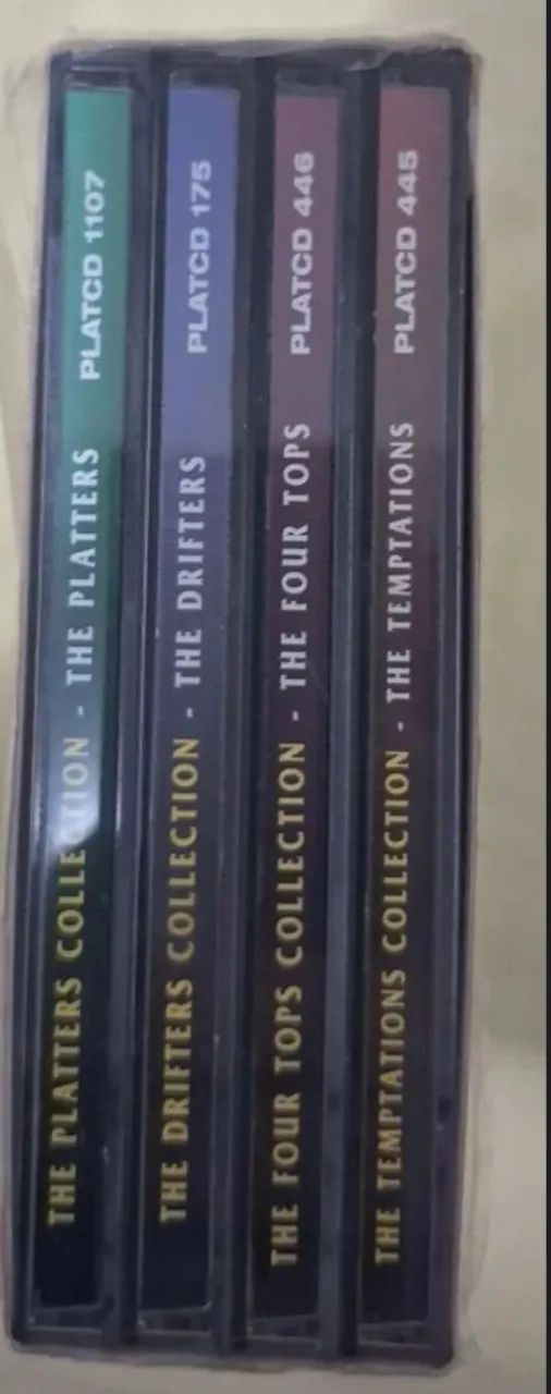 Box cds: Temptations, Platters, Drifters e Four tops - Foto 2