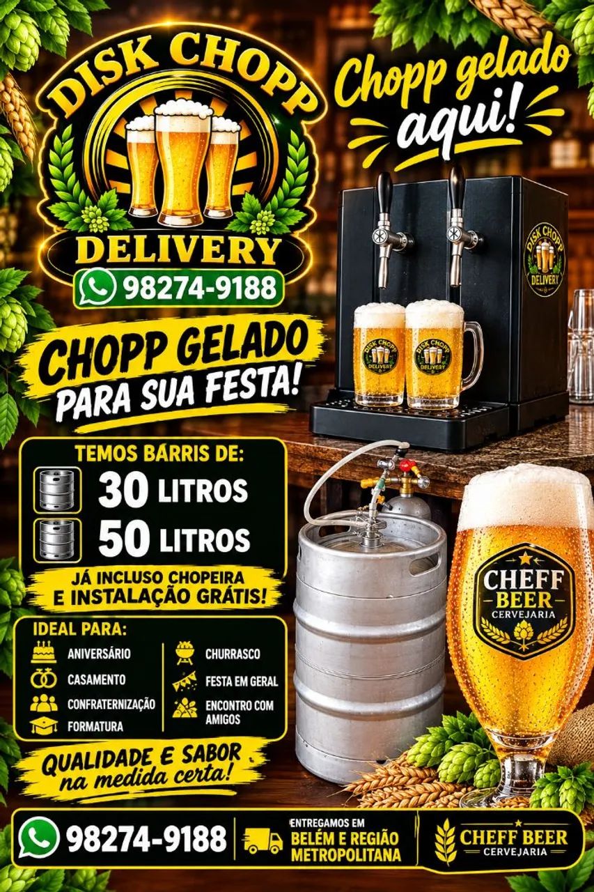 Chopp artesanal delivery 