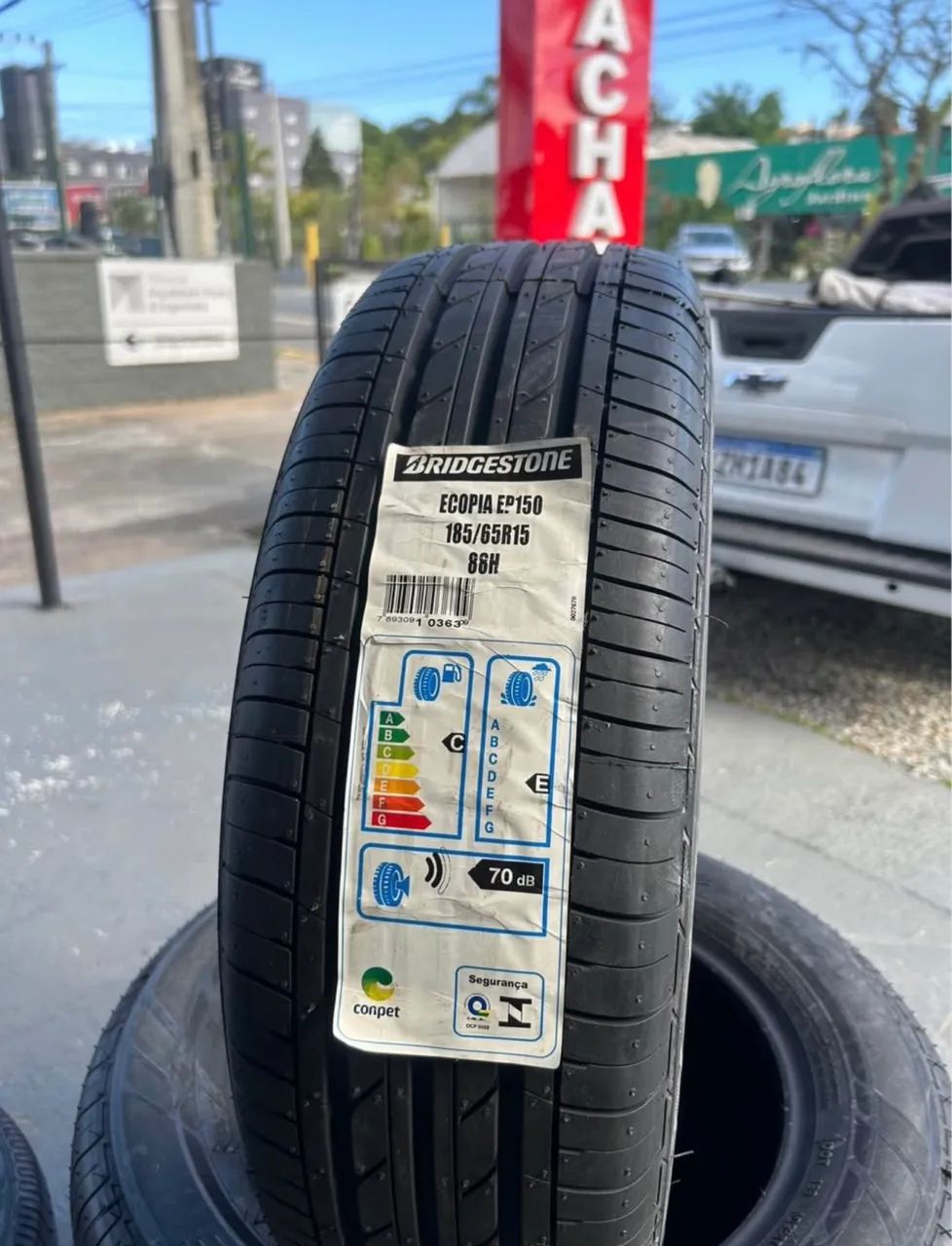 2 UNIDADES 185/65R15 BRIDGESTONE ECOPIA NOVOS - Peças para carros