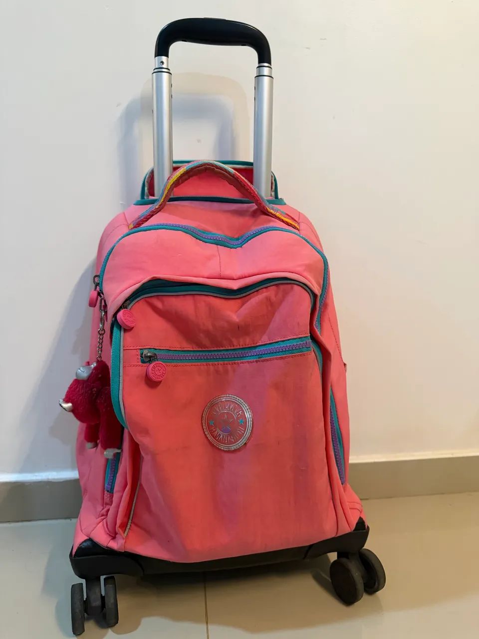 Vende-se Mochila Kipling Original modelo New Zea cor pink  - Foto 5