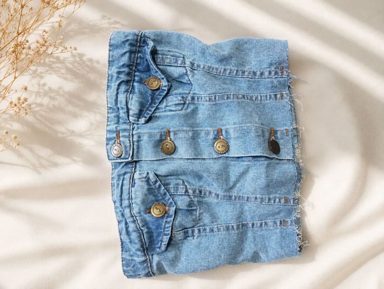 Cropped Jeans - tam: P/PP - Novo