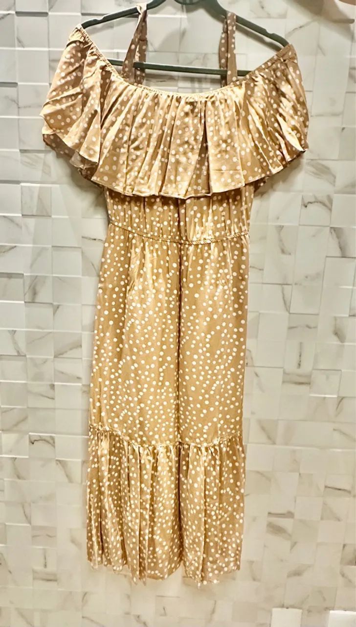 Vestido midi com faixa - Foto 5