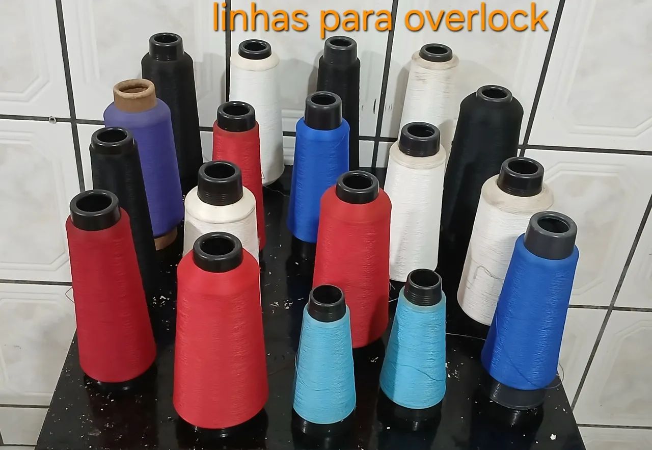 LOTE DE RETROS DE LINHA OVERLOC  - Foto 2