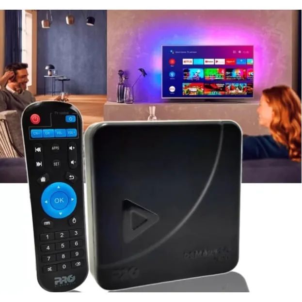 SmartPRO 4K HD Streaming player Transforma sua TV em Smart TV Proeletronic - Foto 3