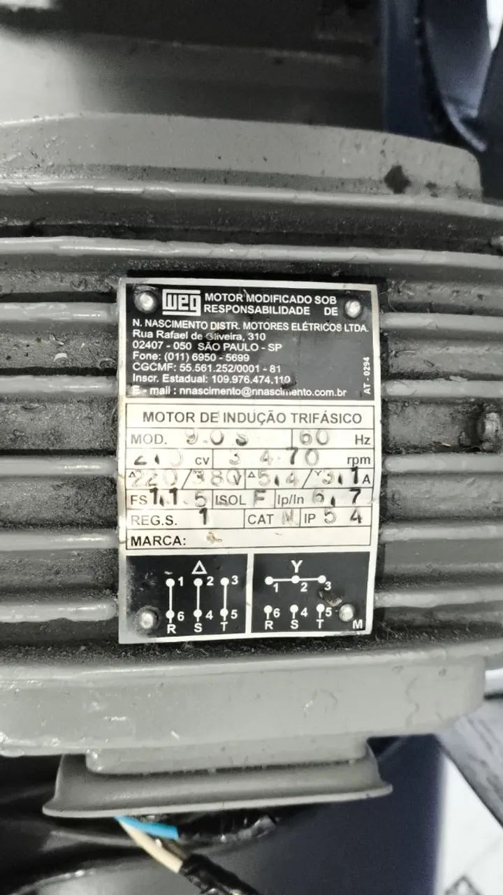 COMPRESSOR  INDUSTRIAL PEG 92 motor 2cv trifasico - Foto 3
