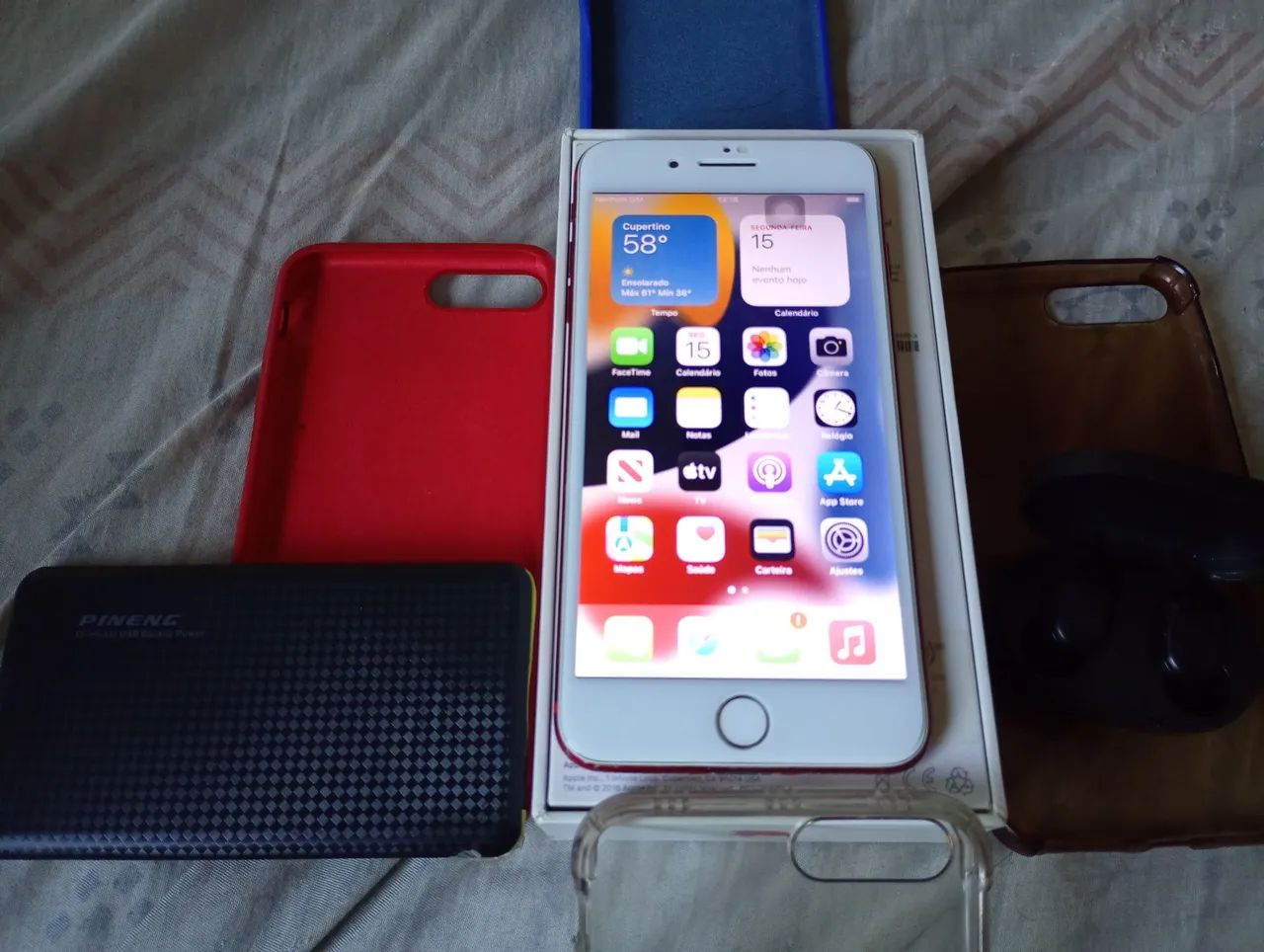 iPhone 7 Plus Red 256gb lindo - Foto 2