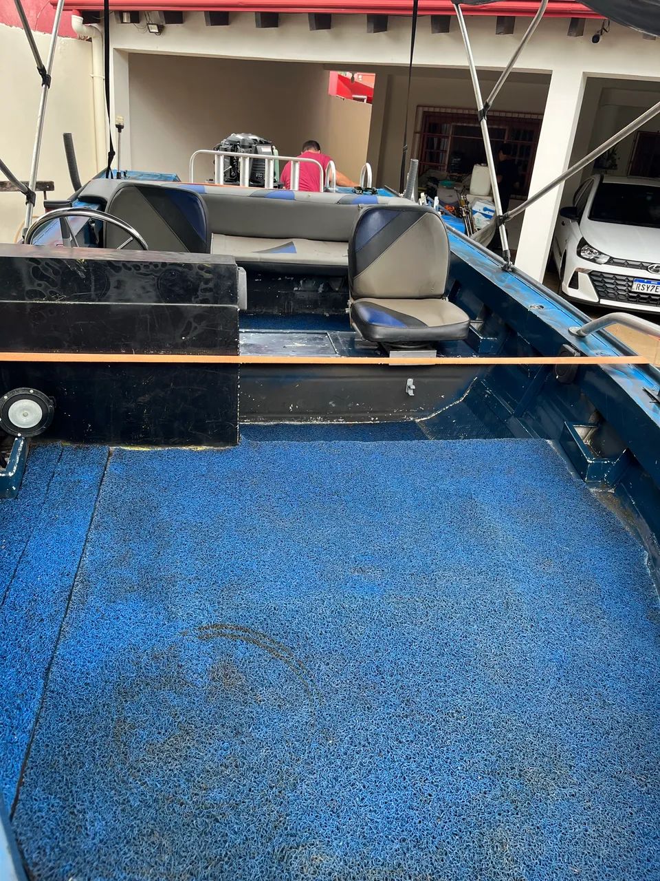 Lancha completa barco motor e carreta totalmente documentado - Foto 2