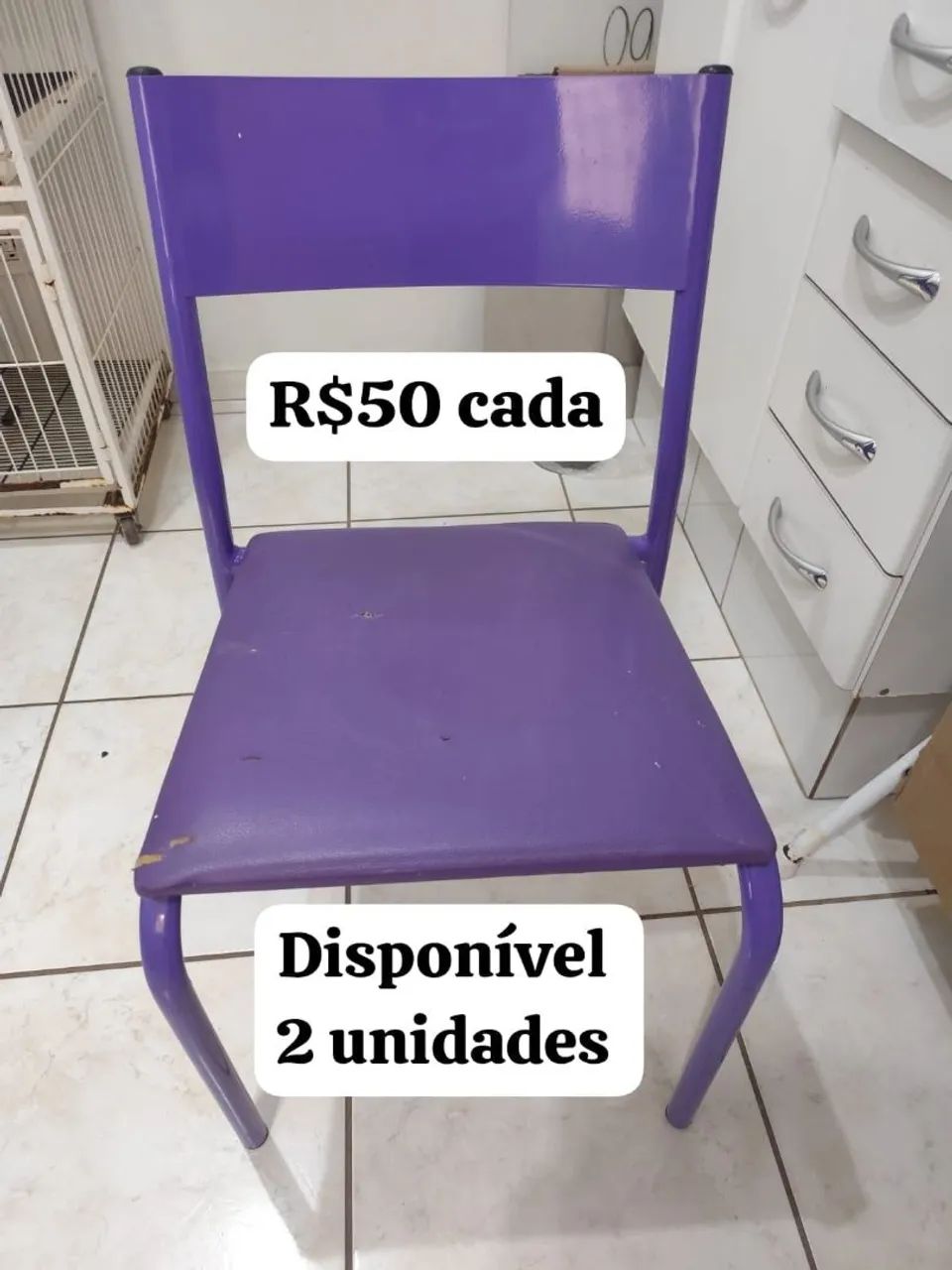 Cadeiras confortáveis 