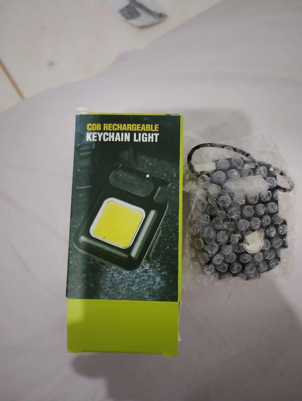 Lanterna led chaveiro recarregável 