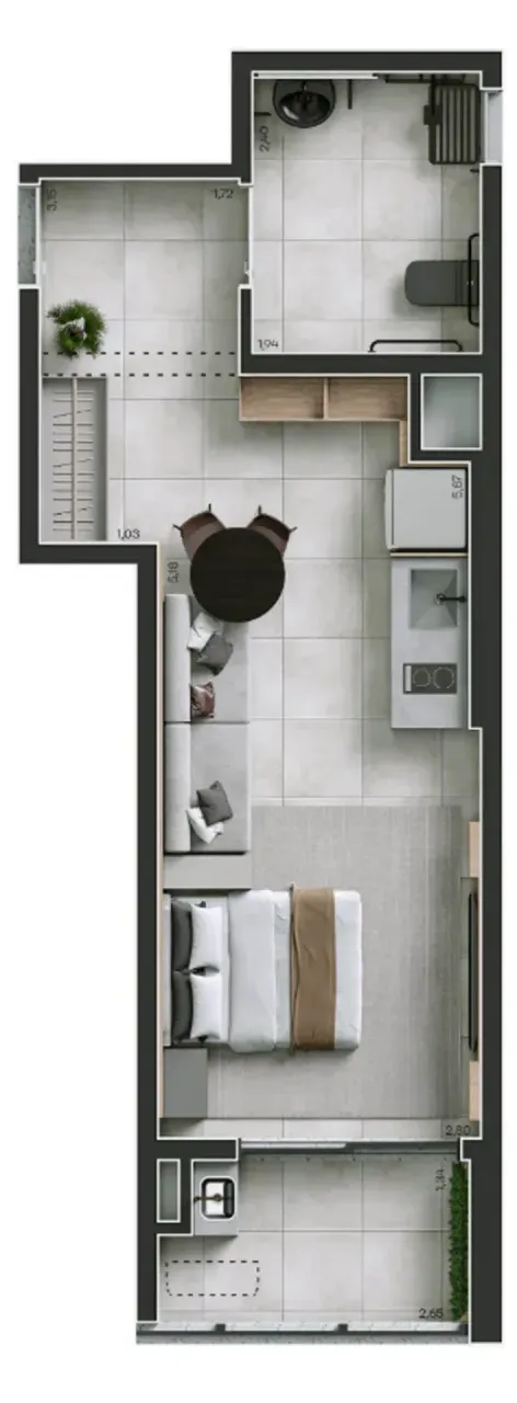 PLANTA 36m²