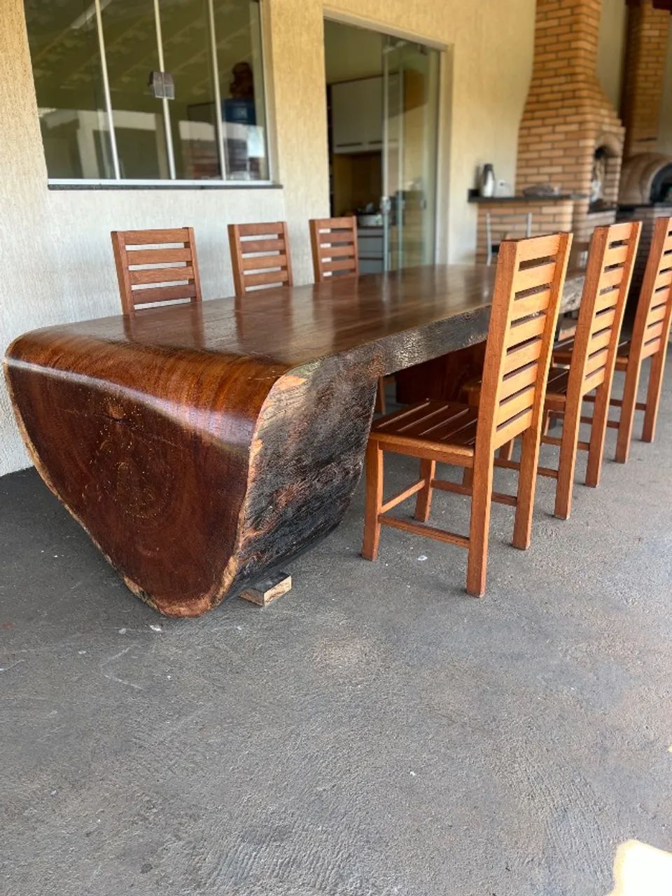 Mesa Cascata Lenhador 