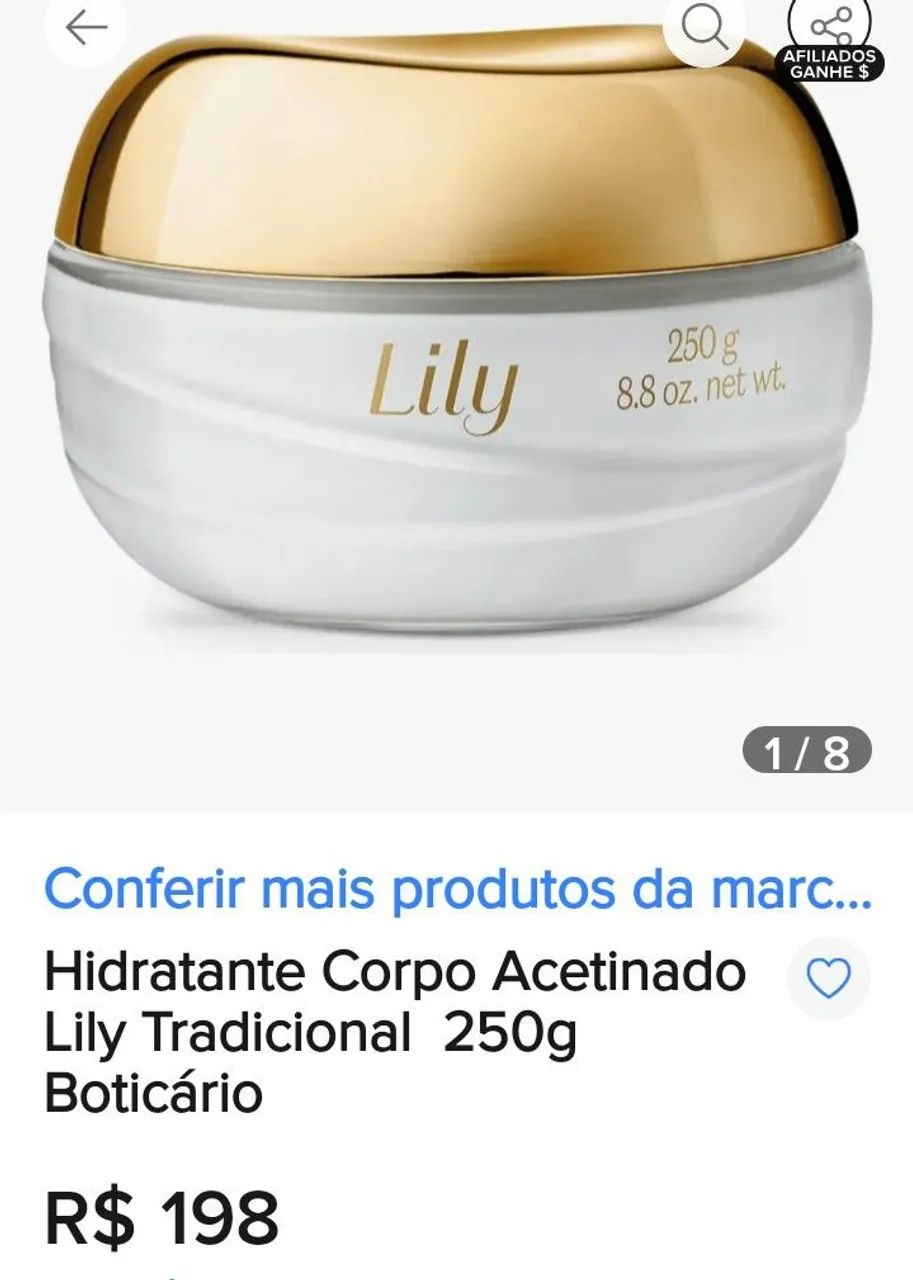 CREME ACETINADO LILIY  - Foto 2