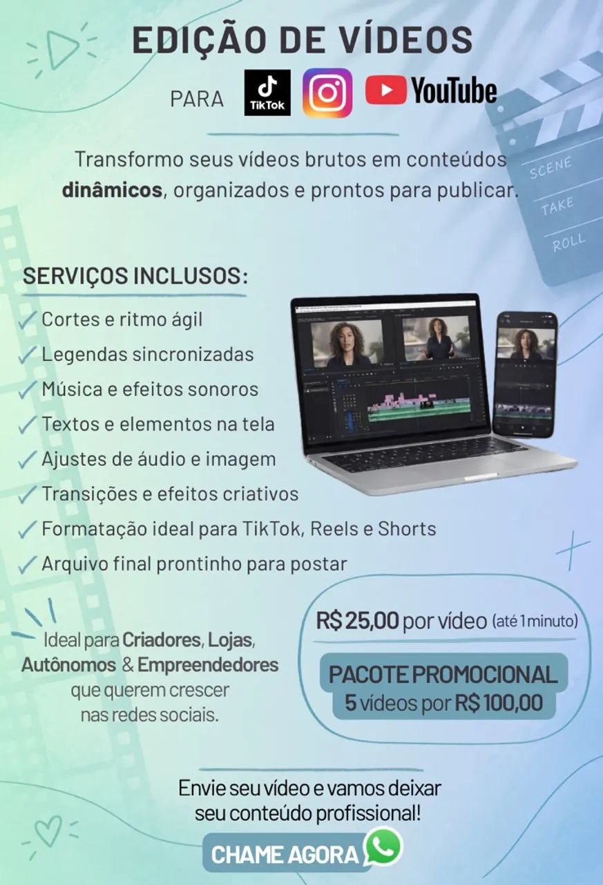 Edições de vídeos