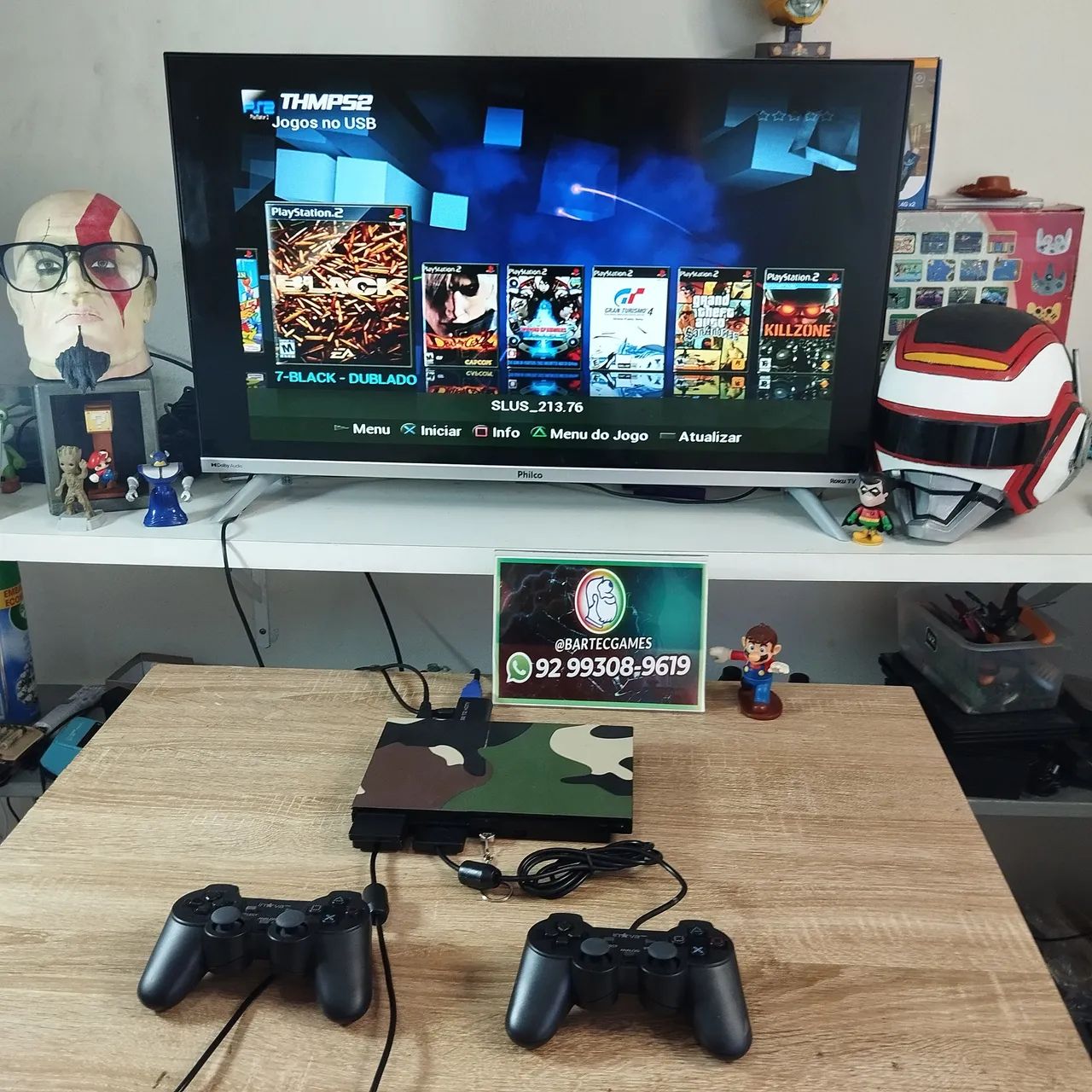 Ps2 game completo com vários Jogos  - Foto 4