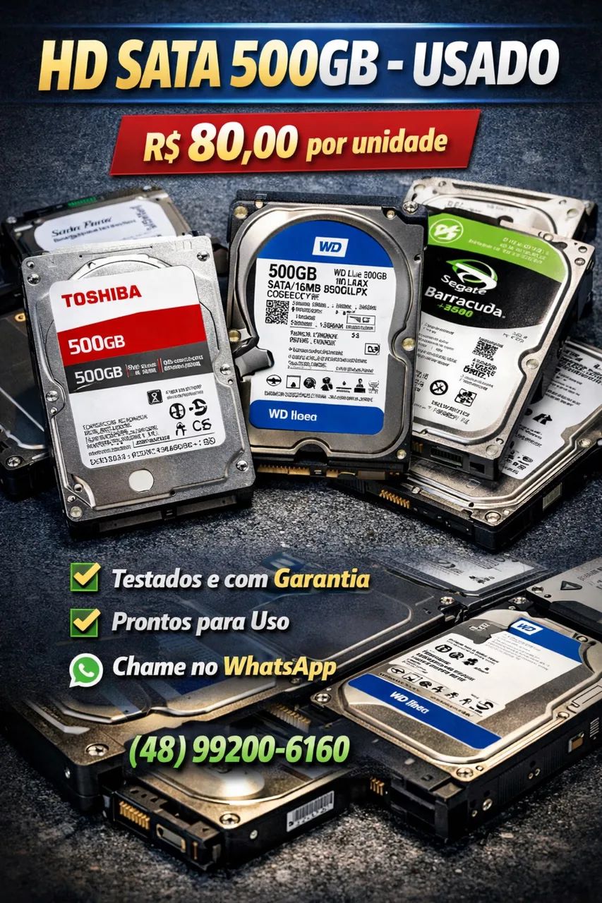 Hd sata 500gb 