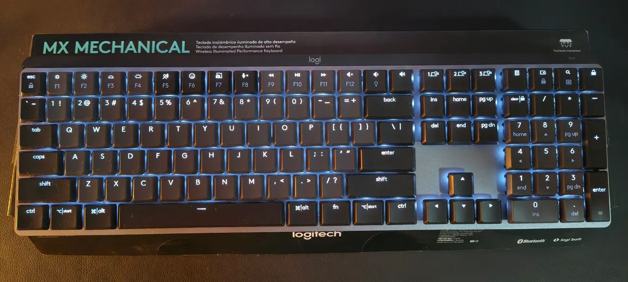 Teclado Mecânico Logitech MX Sem fio  - Foto 4