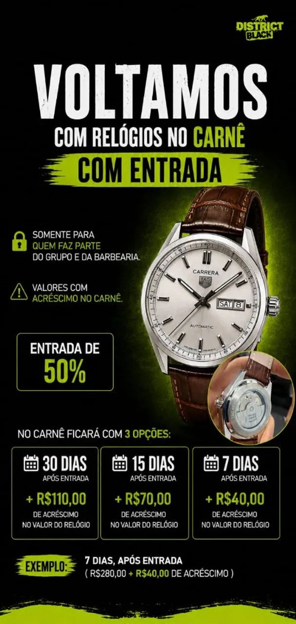 Relógio no carnê - Foto 2