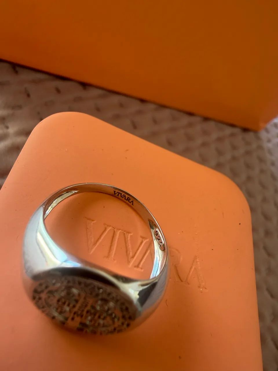 Anel de prata Vivara - Medalha São Bento  - Foto 3