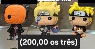 Lote de funkos Naruto