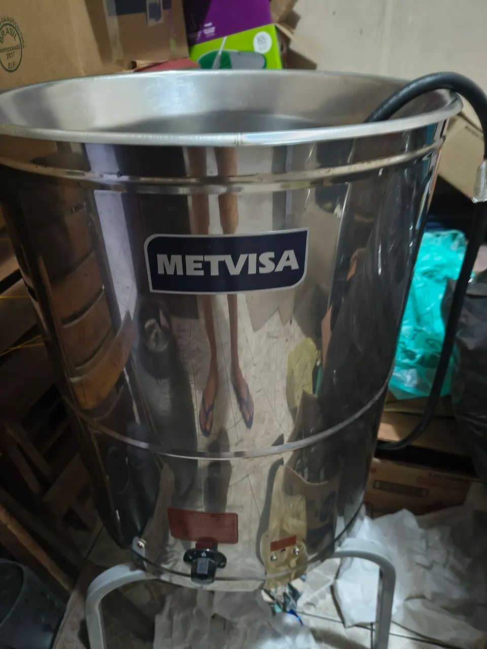 Fritadeira industrial elétrico metvisa