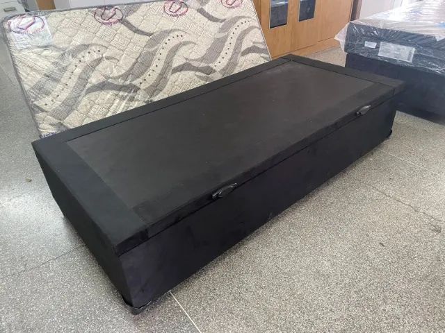 Cama box baú de solteiro 