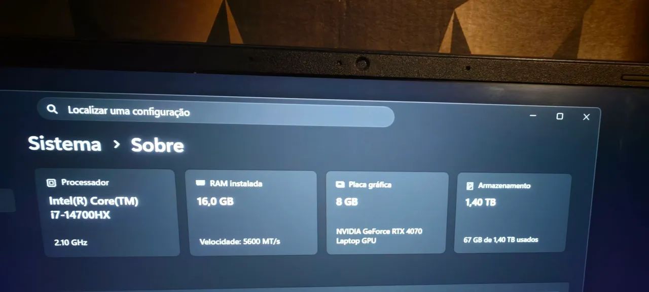 Notebook Neo 16 (I7+4070) - Foto 3